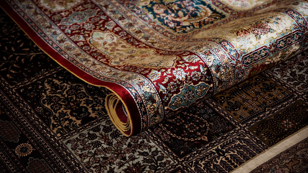 silk rug